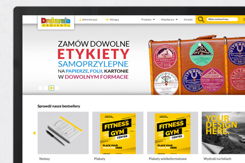 Drukarnia projekt shop screenshot