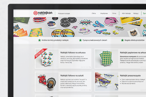 Naklejkon shop screenshot